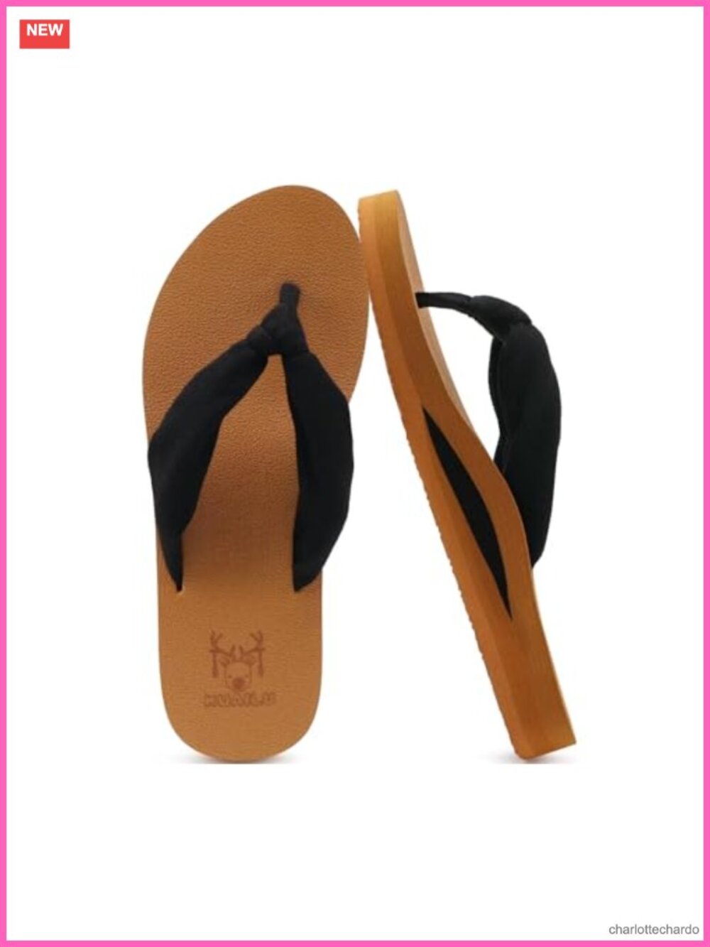 Women's Arch Support Flip Flops Bow Knot Strap Memory Foam Sandals